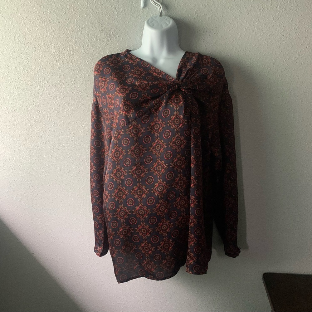 NWT Club Monaco Brocade Blouse